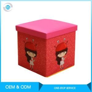 Mult-Function Fabric Foot Rest Seat Storage Foldable Stool Cube Ottoman