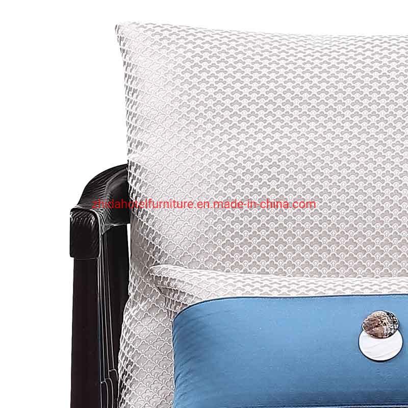 Modern Armrest Wooden Living Room Furniture Hotel Lobby Chair