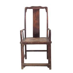 Chinese Antique Furniture Old Rattan Top Official Hat Chairs