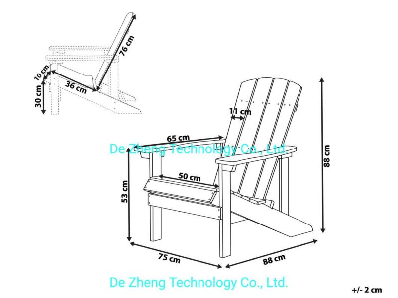 Modern Beautiful Swimming Pool Adirondack Chair Garden Patio Sun Lounger Garden Furniture Pool Outdoor Chair