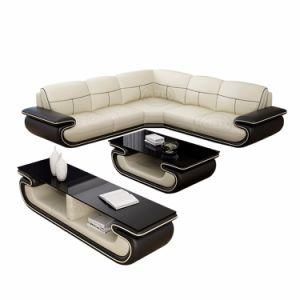Real Leather Sofa Genuine Leather Sofa for Modern Living Room