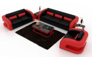 Genuine Leather Modern 1+2+3 Sofa American Style Furniture Fabric Sofa