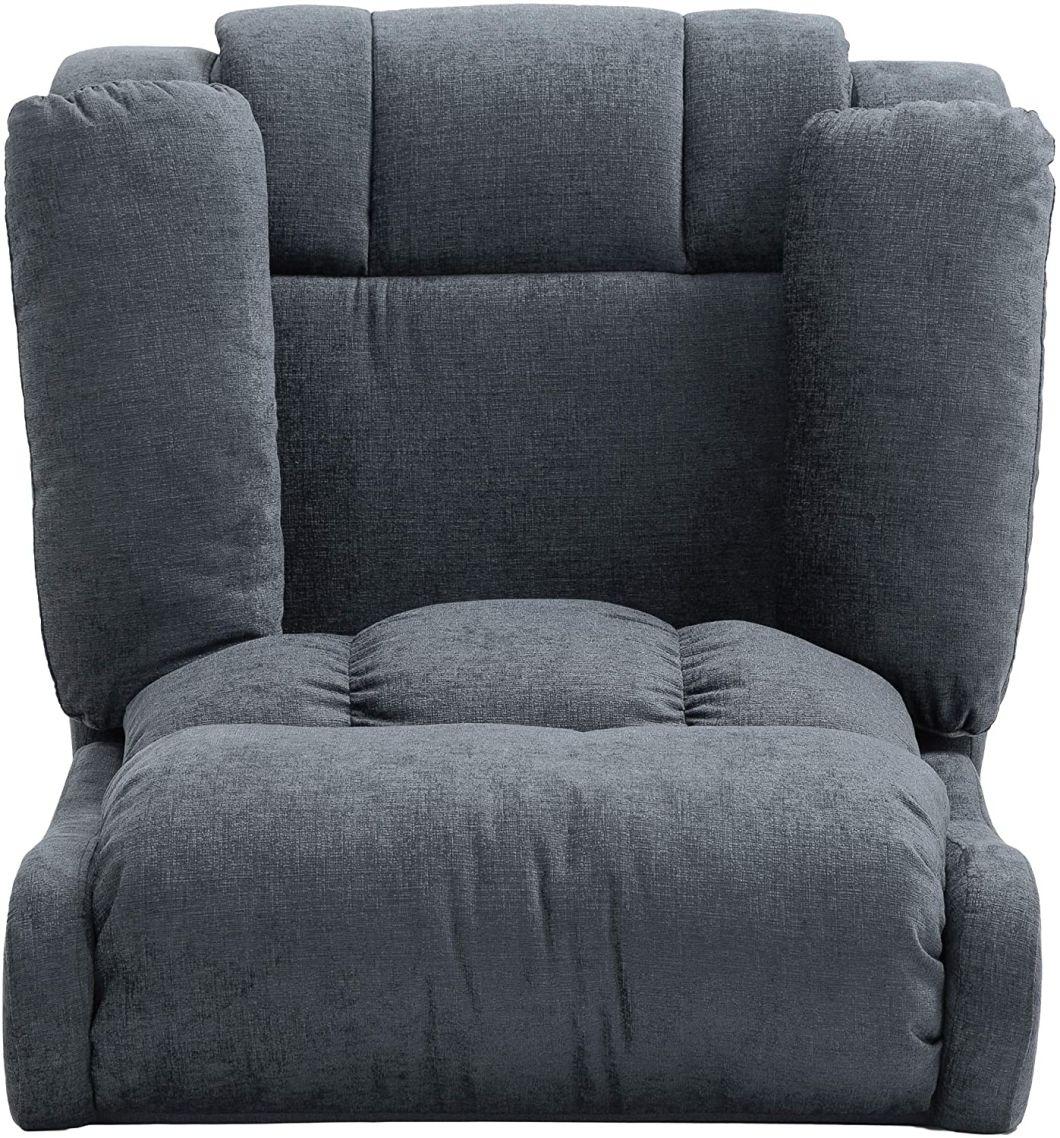 Jky Furniture Massage Function Fabric High Adjustable Over-Filled Caushion Manual Recliner for Living Room