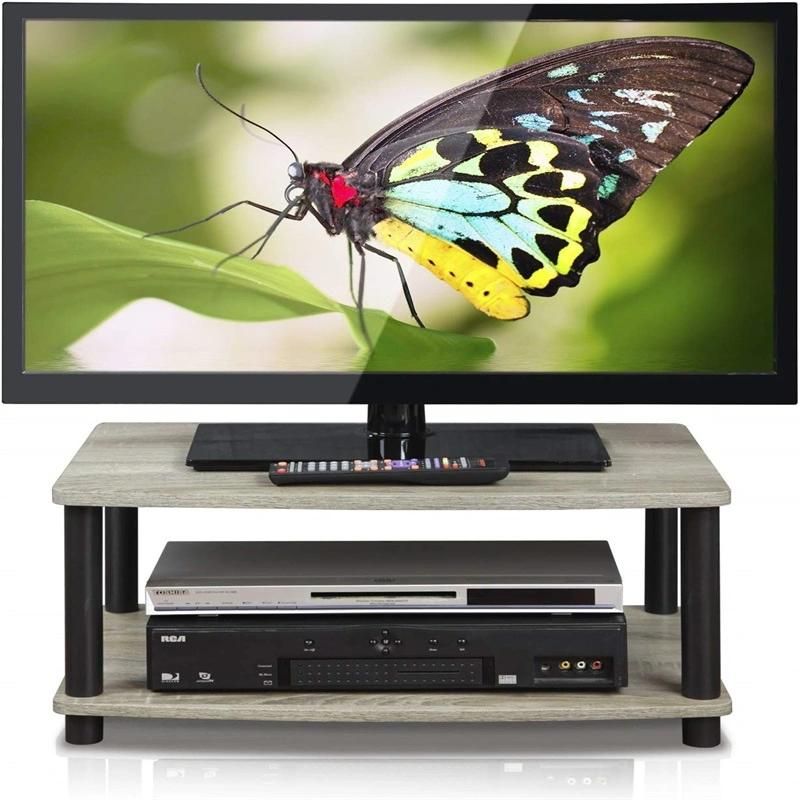 Promotional Top Quality Simple Style Wooden TV Cabinet with Cylindrical Legs