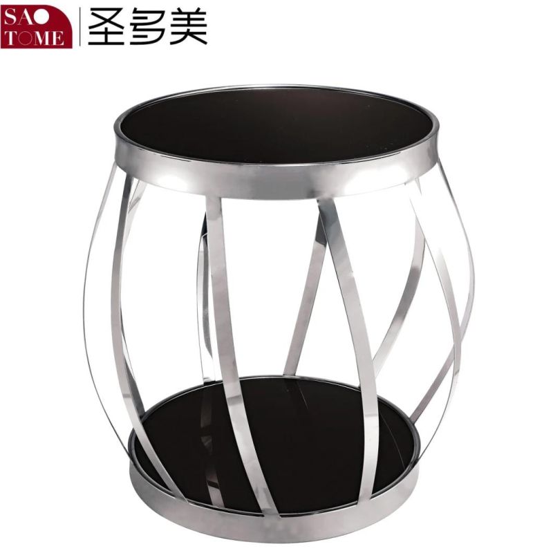 Modern Small Living Room Furniture Glass Round Table