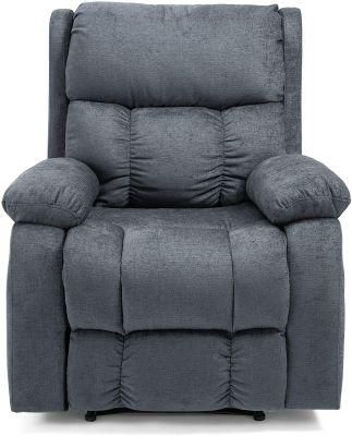 Jky Furniture Massage Function Fabric High Adjustable Over-Filled Caushion Manual Recliner for Living Room