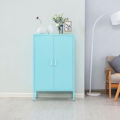 China 31&quot; Wide 2-Shelf Metal Sideboard