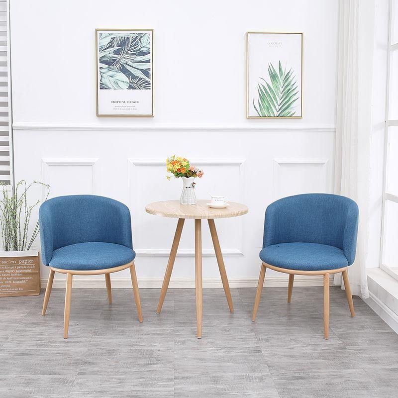 Hot Sale Black Fabric Chair Arm Modern Dining Chairs Vanity Mode Golden Legs Sofa Armchair Modern for Homes Gold Coffee Chair