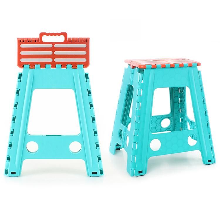 Multi Color Customized Household Portable Folding Plastic Stool