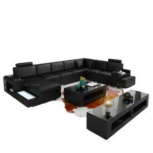 European Hotel Furniture Upholstered Leather Sofa Modern Appearance and Optional Size Leather Office Sofa