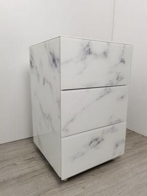 High Quality Europe Style Antique Glass Mirror Bedside Cabinets