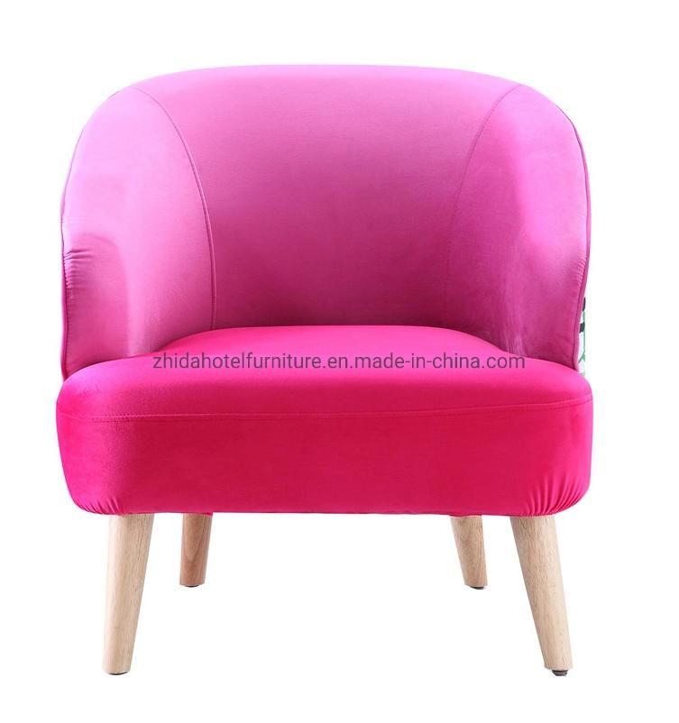 Modern Hotel Reception Chair Living Room Furniture Single Fabric Chair