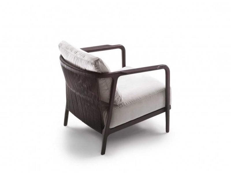 Ffl-10 Leisure Chair, Wood with Fabric, Italian Design Leisure Chair in Home and Hotel