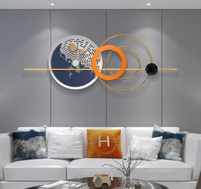 Nordic Creative Light Luxury Wall Hanging Living Room TV Background Wall Decoration Modern Simple Wind Wall Decoration Pendant