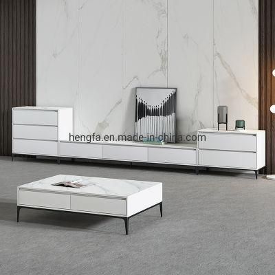 Modern TV Wall Cabinet Living Room Metal Furniture Frame TV Stand