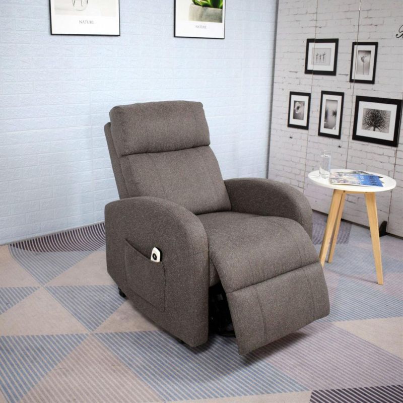 Jky Furniture Fabric Power Electric Lift Chair with Heating and Massage