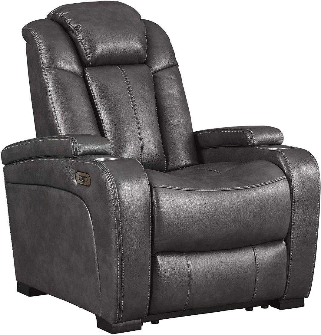 Jky Furniture Modern Design Luxury Leather Home Theater Power Recliner Sofa Set with Customerization Functions