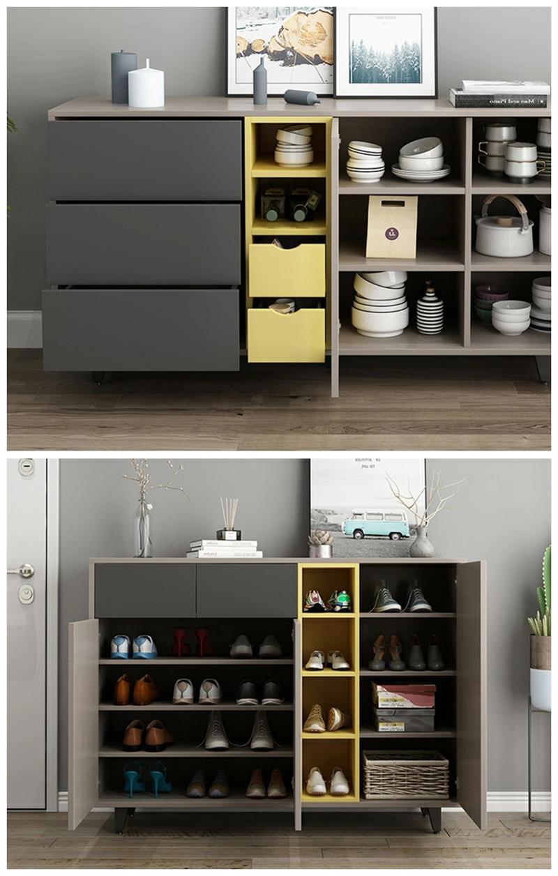 China Factory Kitchen Products Modern Wooden Living Room Furniture Kitchen Cabinets Side Table