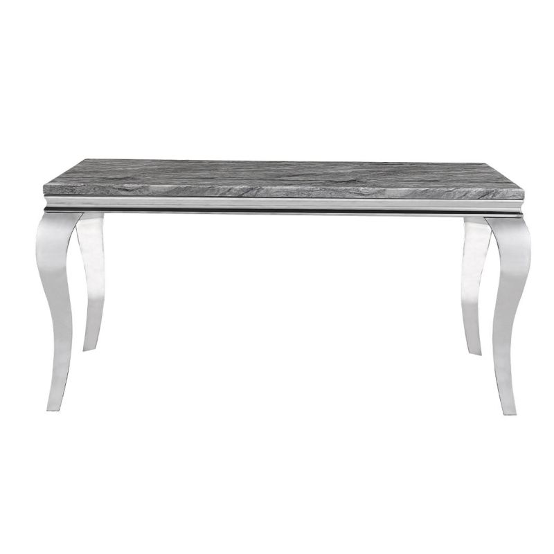 Factory Wholesale Home Stainless Steel Marble Top Centre Table Coffee Table for Living Room Furniture
