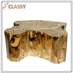 Golden Stainless Steel Leisure Chair Living Room Stools