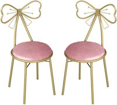 Modern Furniture High Quality Luxury Metal Trim Living Room Chair Dining Chair Bedroom Chair