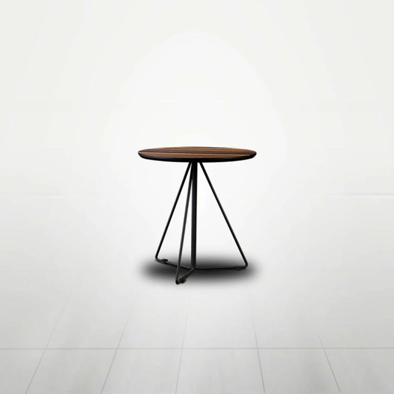 CT213 Wooden Side Table, Latest Design Side Table Eucalyptus Color, Italian Furniture Design in Home and Hotel Customized