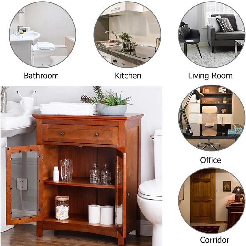 Suitable for Kitchen Living Room Bedroom 32-Inch Independent Floor Storage Cabinet 0248