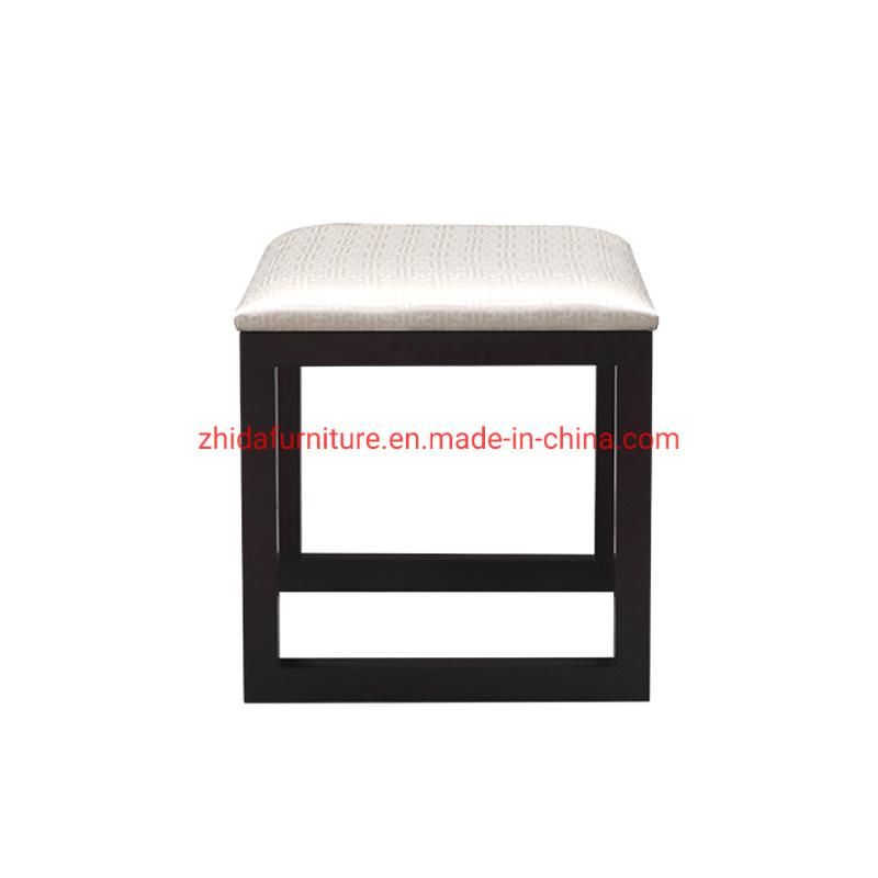 Accent Style Solid Wood Frame Living Room Chair Stool