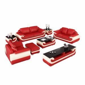 European Style Design Modern Leather Sofa 1+2+3 Fabric Sofa Section