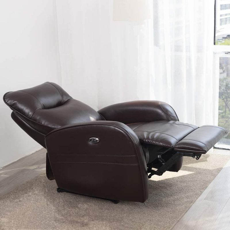 Jky Furniture High Adjustable Leather Power Recliner Chair with Big Loading Quantity