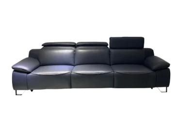 China Manufacturers Northern Europe Soft Simple PU Upholstered Hotel Floor Leather Sofa