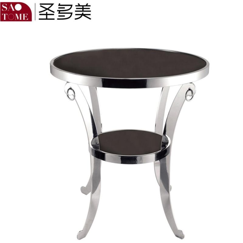 Modern Small Living Room Furniture Glass End Table