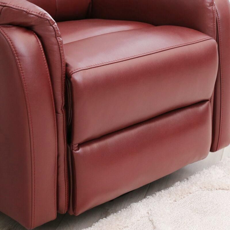 Jky Furniture Leather Rock and Swivel Power Recliner Chair with Massage Function