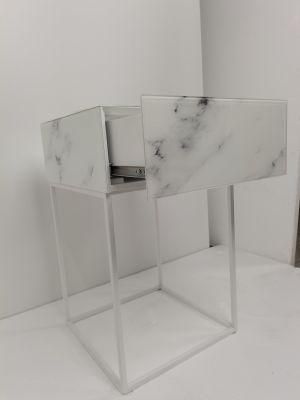 Widely Used Modern Design Crushed Diamond Mirror Bedside Cabinets