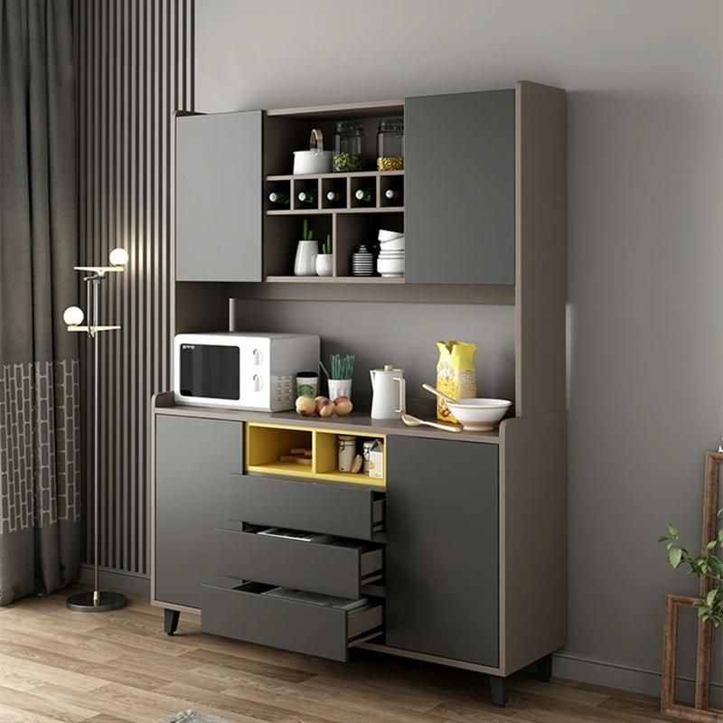 Simple Modern Luxury Wooden Living Room Furniture Set Locker Storage Bedroom Bucket Filing Cabinets Self Bookcase Side Table