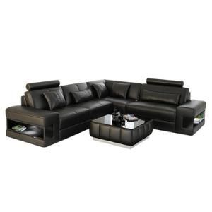 Popular Sectional Fabric/Leather Black Sofa Modern Office Sofa Design