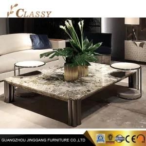 Living Room Coffee Table Modern Marble Cetern Table