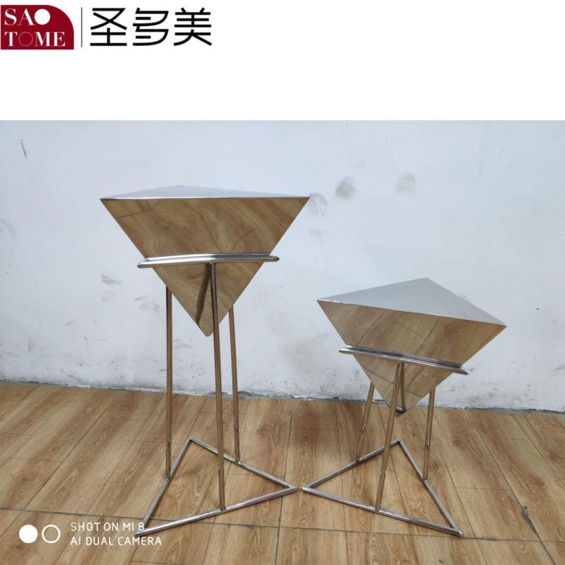 Living Room Bedroom Furniture Three Layer Pull Glass Nest Table