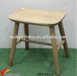 Original Wood Farmhouse Vintage French Style Stools