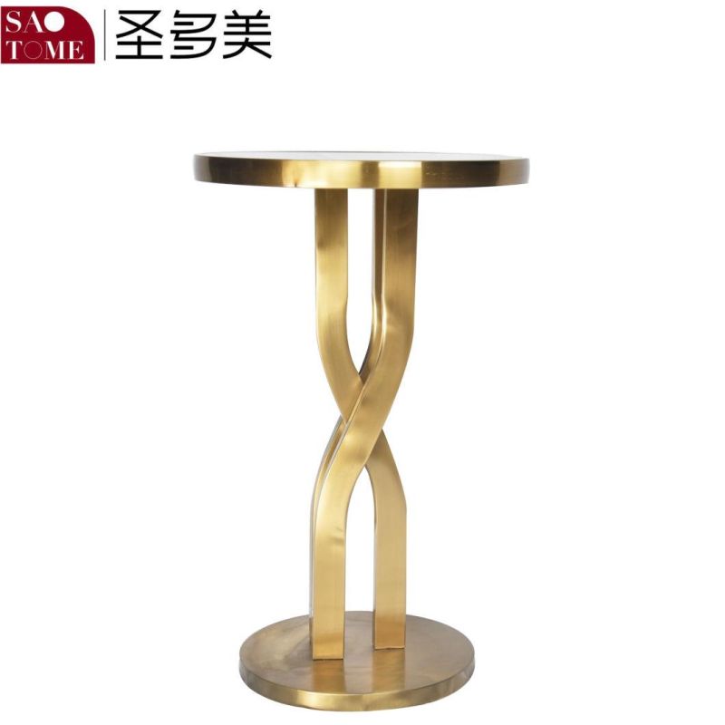Modern Hot Selling Hotel Living Room Furniture Black Glass Small End Table