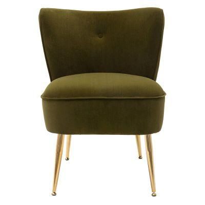 Italian Style Dressing Room Home Restaurant Furniture Green Velvet Tolix Chair