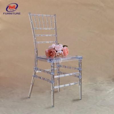Plastic Transparent/Crystal Banquet Wedding Chiavari Tiffany Chair