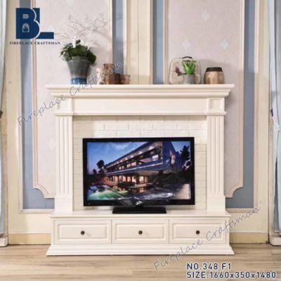 Modern Nordic Furniture Home Design Wooden Corner Console TV Stand Cabinet 348