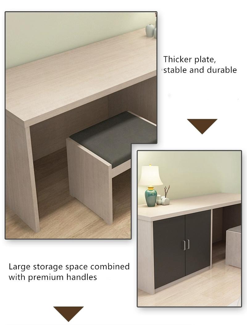 Modern Wooden Hotel Bedroom Furniture Living Room Storage Beside Cabinets Study Dresser Table