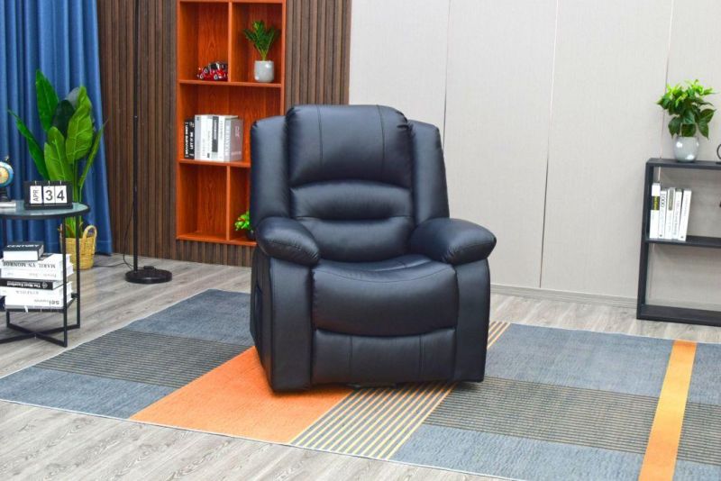 Jky Furniture Living Room Single Seat Air Leather Power Electric Riser Lift Assist Recliner Chair with 8 Points Massage Function for Elderly
