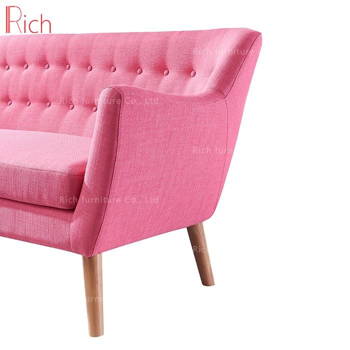 Modern Home Living Room Furniture Nordic Style Fabric Sofa Set