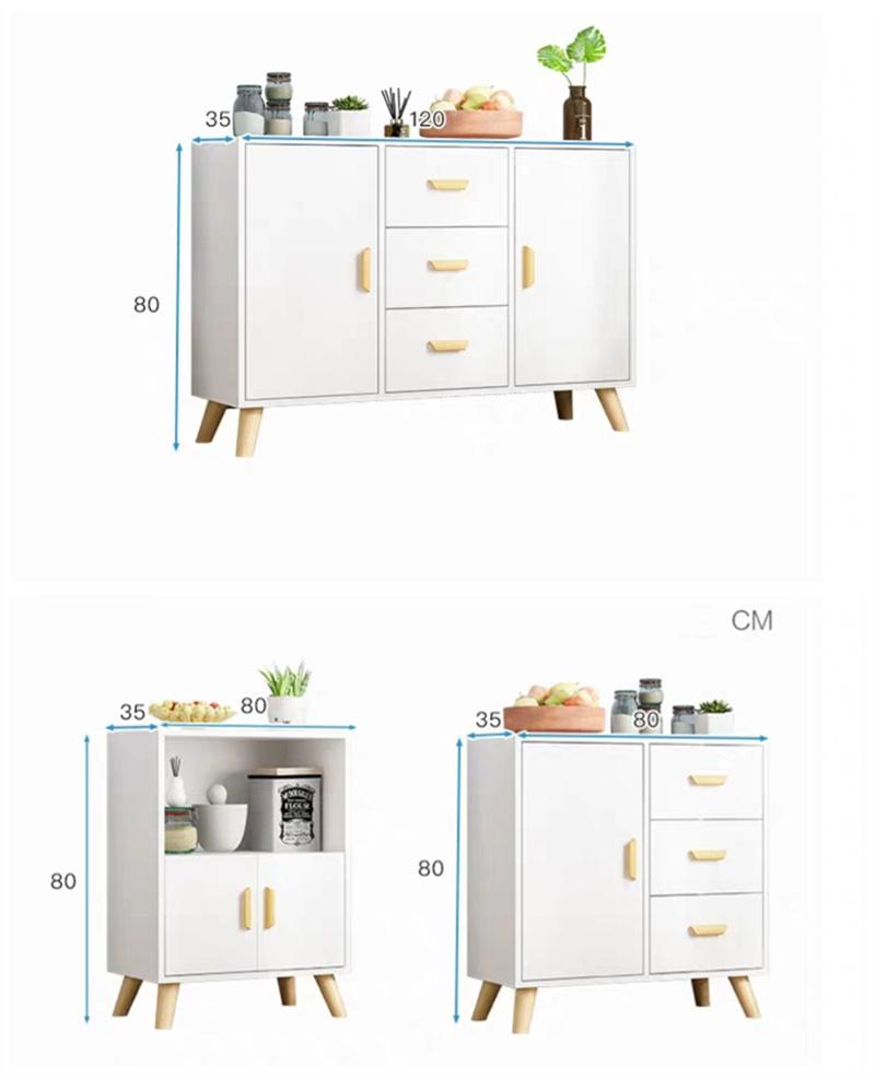 Hotel Project Modular Modern Wooden Melamine Laminate Furniture Sample Kitchen Cabinets Nightstand Bed Beside Cabinet