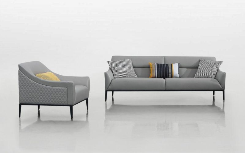Italian Design Living Room Furniture Genuine Leather Sectional Sofa Corner Sofa GS9017