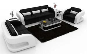 New Model Genuine Leather Modern 1+2+3 Sofa American Style Furniture