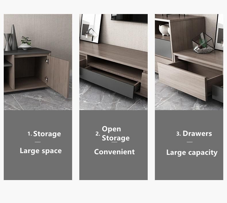 Modern Wooden Style Living Room Furniture TV Stand Cabinet Sofa Side Coffee Table